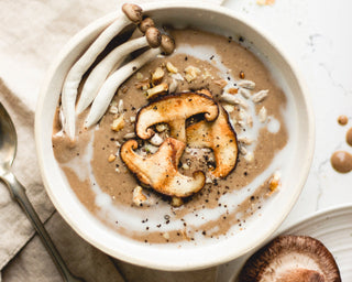 ADAPTOGENIC CREAMY MUSHROOM SOUP