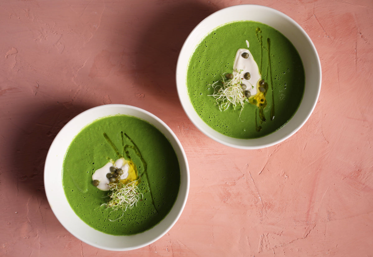 GREEN SUMMER RAW SOUP - Sun Potion