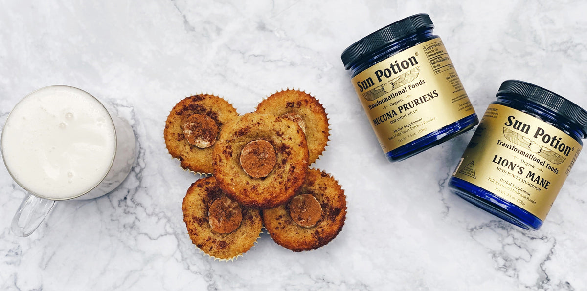 MIND POWER BANANA MUFFINS - Sun Potion