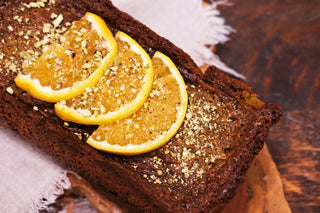 MORINGA PISTACHIO OLIVE OIL CAKE - Sun Potion