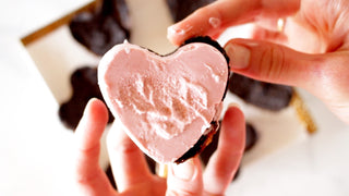 STRAWBERRY ROSE CHEESECAKE BREAKFAST BROWNIES