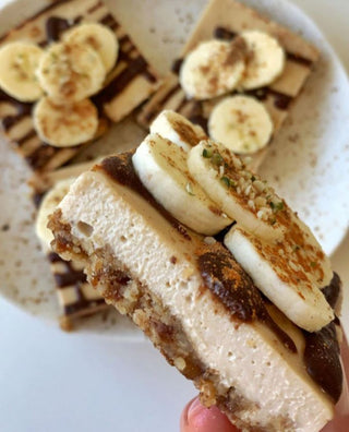 BANANA CINNAMON CREAM CACAO ADAPTOGENIC BLISS BARS