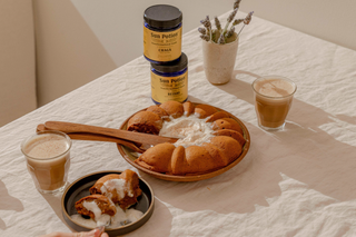 SWEET POTATO BUNDT CAKE WITH COCONUT WHIPPED CREAM