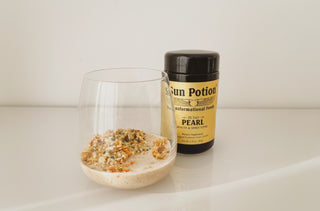 PEARL + CARROT CAKE PARFAITS WITH ALMOND CASHEW PEARL CREAM