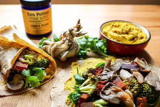 LION'S MANE LENTIL WRAPS