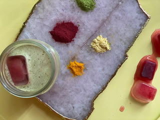 PINK-ICED MATCHA LATTE