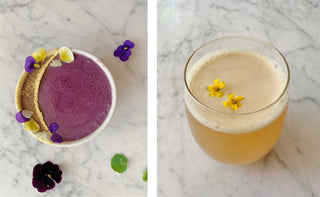 SUMMER POTIONS: SHATAVARI LAVENDER LEMONADE & BLUE BASIL BEAUTY SMOOTHIE - Sun Potion