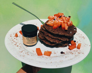 BANANA BREAD ASHWAGANDHA PANCAKES - Sun Potion