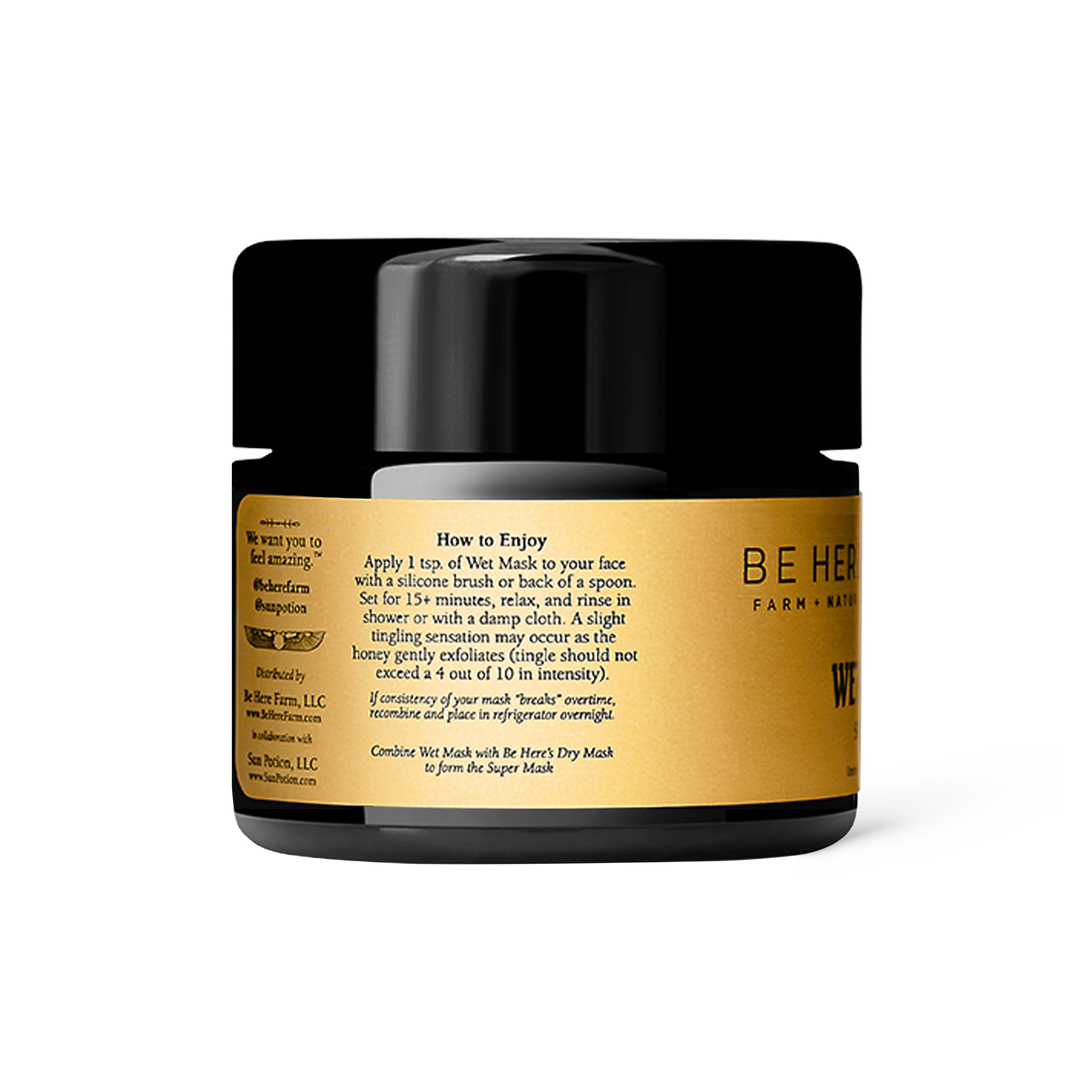 Be Here Farm + Nature Wet Mask "Superfood Honey Mask"