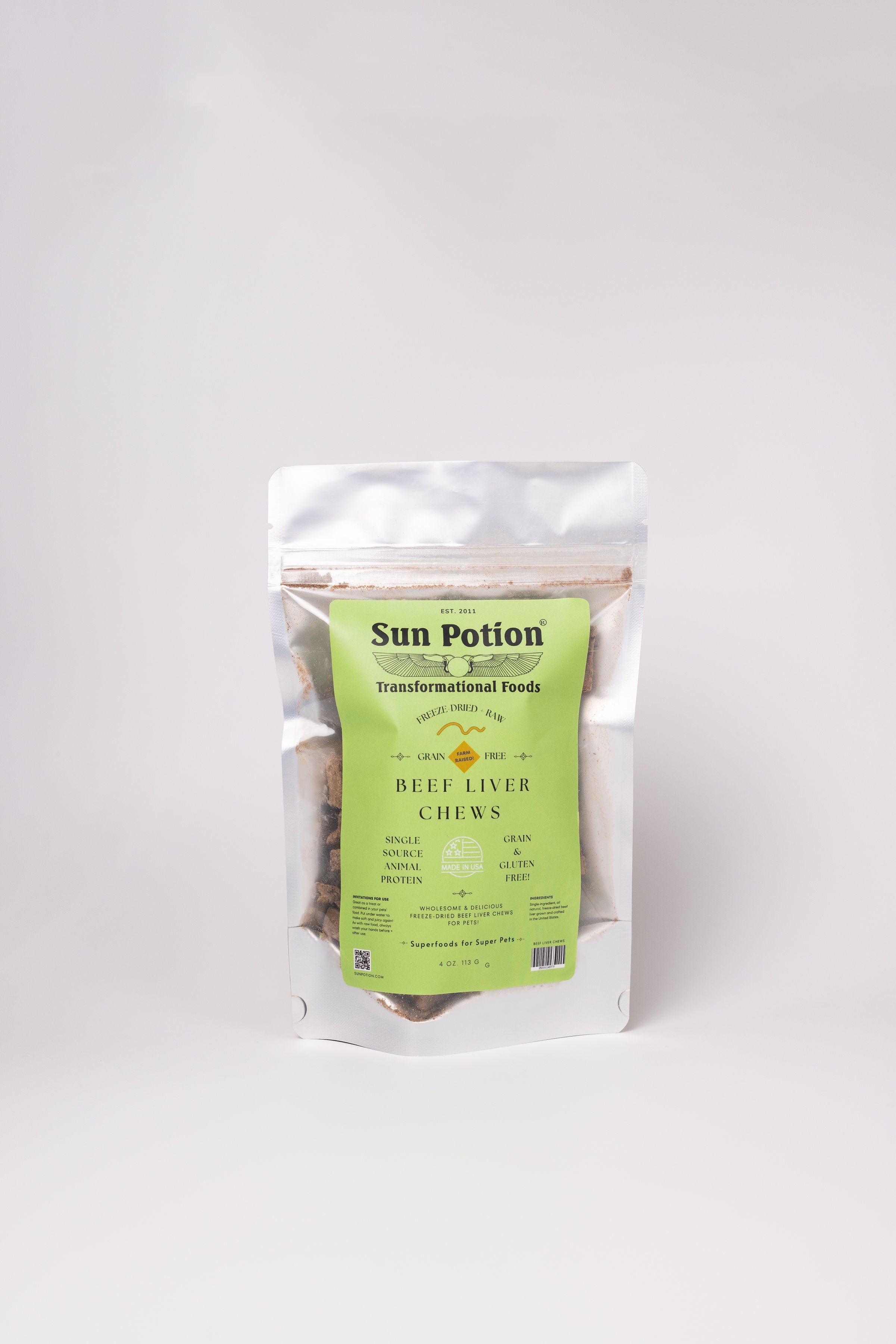 Beef Liver Chews (Sun Potion Pets)