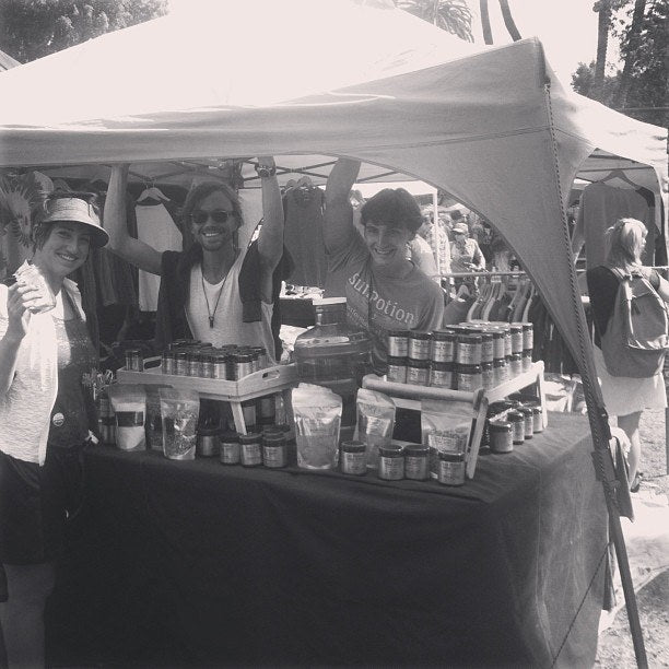 Market booth, 2014