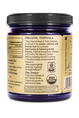 Triphala (Organic Cold Water Extract Powder)