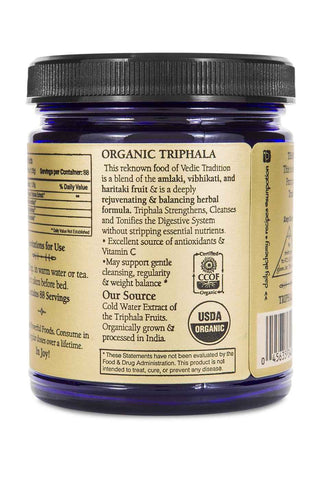 Triphala (Organic Cold Water Extract Powder)  15.00% Off Auto renew