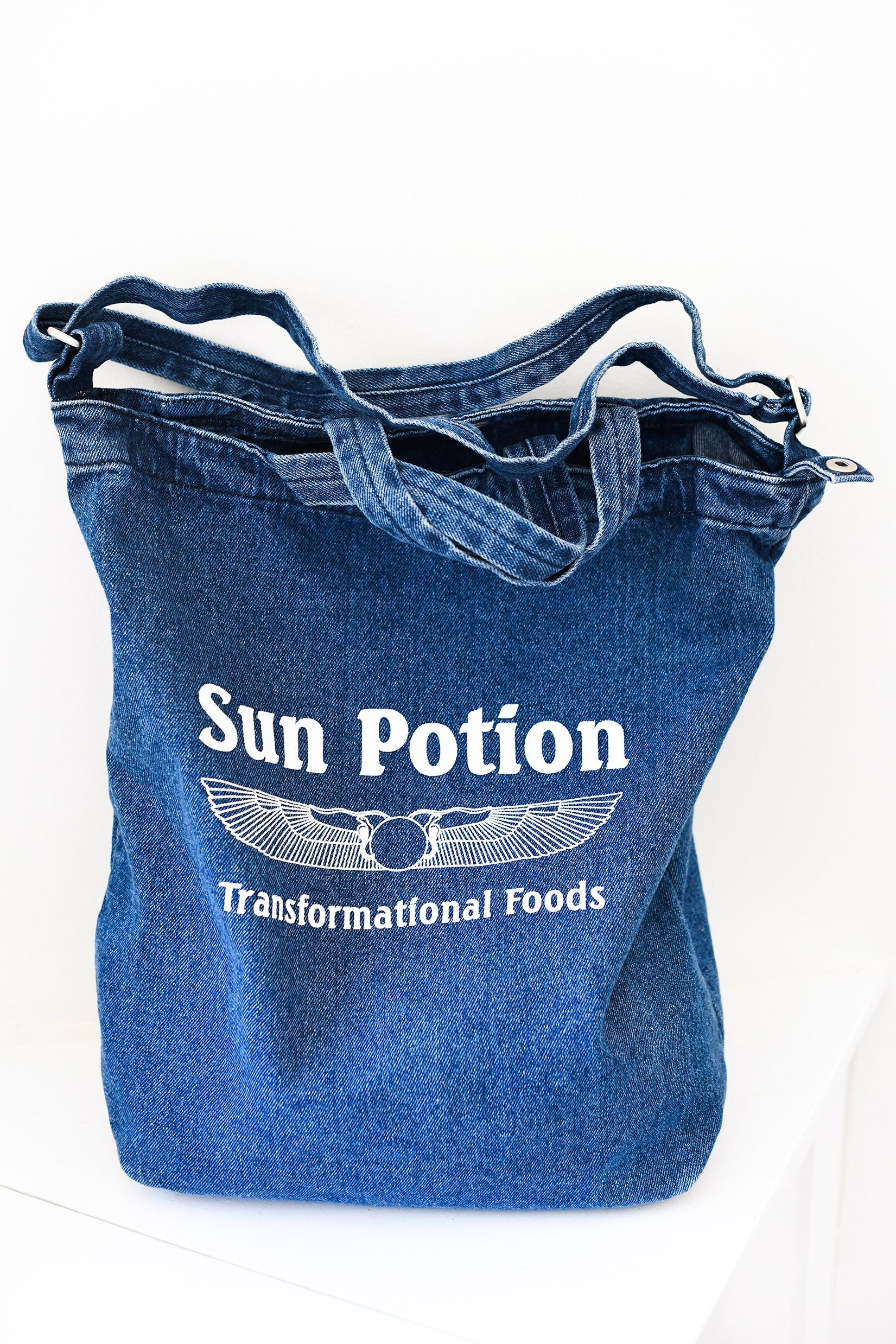 Sun Potion Denim Tote (100% Cotton)